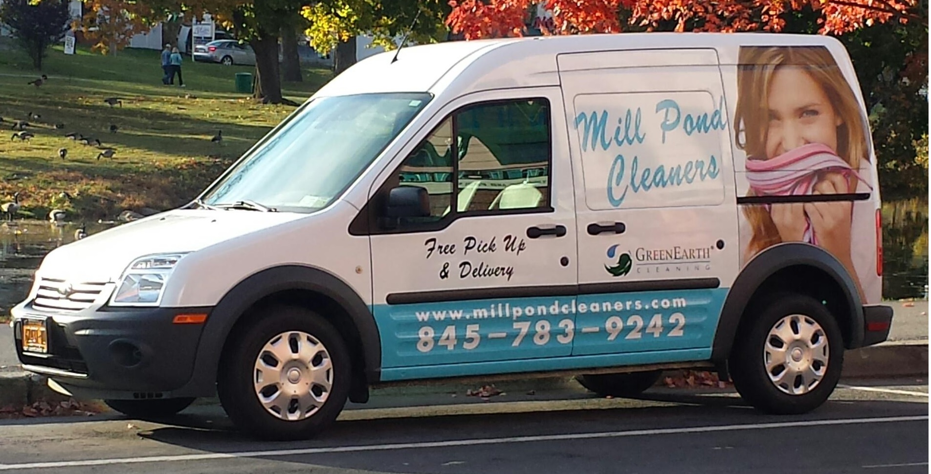 Millpond Cleaners will pick up and deliver!